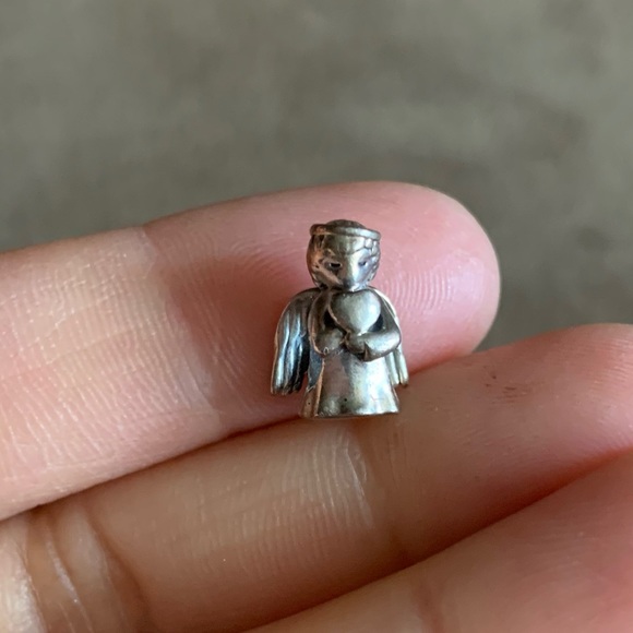 Retired Pandora Angel of Love Charm Sterling Silver 925 - Picture 2 of 7
